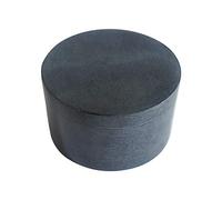 Kaizen Casa Caja de sal y pimienta única elegante de piedra con tapa para almacenamiento de sal, especias y hierbas (8,89 cm x 5,08 cm)