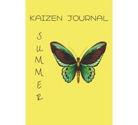 Kaizen Journal (Summer): A Guided Daybook For Reflection And Continuous Improvement This Summertime | 7x10 inches, 195 pages | Great Way To Manifest Positive Changes And Seek Motivation