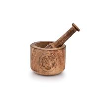 Kaizen - Mortero de madera y mazo, artículo de cocina