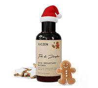 Kaizen® Spray Ambientador Navidad - Aroma Pan de Jengibre con Esencia de Canela, Clavo y Jengibre - Tradicional y Reconfortante - 100ml - Perfecto para Salones, Cocina, Textiles y Decoraciones