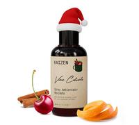 Kaizen® Spray Ambientador Navidad - Aroma Vino Caliente con Esencia de Canela, Naranja y Cereza - Cálido y Especiado - 100ml - Ideal para Salas, Cocina, Decoraciones, Habitaciones y Textiles
