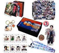 KAIZUKICHIN BTS Suga Min Yoonki Llavero Periférico Caja de Regalo, Álbum Agust D, Paquete de Regalo de Tarjeta Pequeña