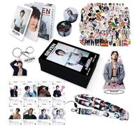 KAIZUKICHIN Caja de Regalo BTS JUNGKOOK Tian Junguo Periférico Cordón Adhesivo JK Album Siete Tarjetas Pequeñas