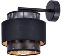 Kaja Amos lámpara de pared 1x40 W negro-oro K-5284