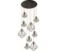 Kaja Marko lámpara colgante x60 W negro KP-06