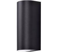 Kaja Prima lámpara de pared para exteriores 2x28 W negro K-8209
