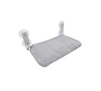 KAJILE Cama para Ventana de Gato,Hamaca Percha para Gato con 4 Ventosas,Asiento ahorrador de Espacio para Gatos,Rosa y Gris