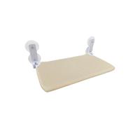 KAJILE Cama para Ventana de Gato,Hamaca Percha para Gato con 4 Ventosas,Asiento ahorrador de Espacio para Gatos,Beige