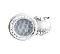 KAKAK 1 bombilla LED AR111 de 3000-6000 K, fuente de luz LED GU10, cabezal G53 de 12 W y 15 W, luz diurna multiángulo para el hogar, el garaje y el almacén(Cool White 6000K,G53)