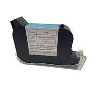 KAKAK 2588 2588+ 2588+M Cartucho de Tinta de Secado rápido de 12,7 mm for Impresora de inyección de Tinta portátil sin cifrado para Texto, código de Barras, Fecha, Hora, etc.(Black)