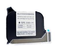 KAKAK Cartucho de Tinta de Secado rápido 2588+ JS12 for impresoras de inyección de Tinta portátiles de 12,7 mm Negro Rojo Verde Azul para Diversos Materiales(White)