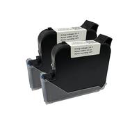 KAKAK Cartucho De Tinta For Impresora De Inyección De Tinta Portátil En Línea 1309S De 25,4 Mm, Tinta Negra Solvente Resistente Al Agua Y De Secado Rápido. para Texto Código de Barras(2PCS)