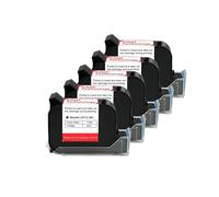 KAKAK Cartucho de Tinta for Impresora portátil de 12,7 mm, Tinta Negra for Impresora de inyección de Tinta térmica de Secado rápido de 600 dpi. para Texto Código de Barras(5PCS)
