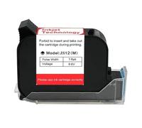 KAKAK Cartucho de Tinta for Impresora portátil de 12,7 mm, Tinta Negra for Impresora de inyección de Tinta térmica de Secado rápido de 600 dpi. para Texto Código de Barras(1PC)