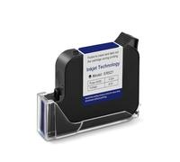 KAKAK Cartucho de Tinta Negra ER521, Repuesto de Tinta solvente de Secado rápido sin cifrar de 25,4mm y 72ml for Impresora de inyección de Tinta de 1 pulgada/25,4mm para Diversos Materiales(2PCS)