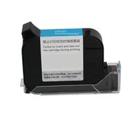 KAKAK Cartucho de Tinta Permanente de Secado rápido Compatible JS12/ JS10 /2588/2580 for impresoras de inyección de Tinta portátiles de 12,7mm para Diversos Materiales(Red)