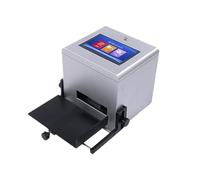 KAKAK Impresora de Escritorio de 12,7 mm/25,4 mm Código de Barras QR Número de Lote Imagen Fecha Logotipo Caducidad Impresora para Diversos Materiales(12.7mm-7inch Screen)