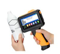 KAKAK Impresora multilingüe 1790PLUS de 12,7 mm, con Texto, código de Barras QR, número de Lote, Logotipo, Fecha para Texto Código de Barras(with 1 Ink)