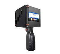 KAKAK Impresora térmica de inyección de Tinta portátil 730PLUS de 100 mm, codificadora de código de Barras QR, número de Lote, Logotipo y Fecha de caducidad. para Texto Código de Barras(with 4 Ink)
