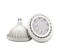 KAKAK Lámpara LED regulable G53 GU10 AR111, LED de 12 W y 15 W para el hogar, el garaje y el almacén(3000K Warm white,GU10_15W)