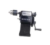 KAKAK Máquina de bobinado Bobinadora Manual de bobinas con Mandril de 1,5 a 13 mm, bobinadora contadora Manual con Rango de conteo de 0 a 99999 s con bobinado Giratorio de Alta precisión.