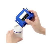 KAKAK Mini Impresora portátil DC11 de 12,7 mm/0,5 Pulgadas, Impresora de inyección de Tinta de Mano, máquina codificadora para Texto Código de Barras(with 2 Ink)