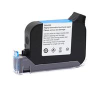 KAKAK Reemplazo de Cartucho de Tinta 1 Uds. 600DPI 12,7mm Impresora de inyección de Tinta térmica portátil Tinta de Secado rápido para Texto, código de Barras, Fecha, Hora, etc.(Blue)