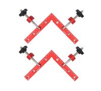 KAKAKE 2 Juegos de Herramientas de Abrazadera de Fijación en Forma de L de 90 Grados para Fabricación de Muebles de Carpintería con Tamaño Preciso de 140x140 Mm y Amplia Aplicación para ángulos