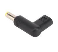 KAKAKE Adaptador Hembra USB 3,1 Tipo C, Adaptador en ángulo de 90 Grados a 5,5x1,7mm, Carga Fácil, Compacto DC 18,5-20V 100W PD para Ordenador Portátil