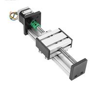 KAKAKE Husillo de Bolas de Precisión Etapa Lineal Larga Vida útil Baja Fricción Aluminio de Alta Precisión de 100 Mm para Proyectos de Bricolaje