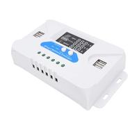 KAKAKE Regulador de Carga de Panel Solar Autoadaptable Controlador de Carga Solar Protector de 50 A con 4 Salidas USB para Farolas Solares Residenciales Material Clasificado PVC