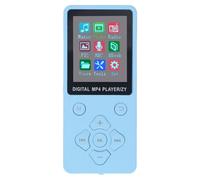 KAKAKE Reproductor de Música Bluetooth MP3 MP4 Súper Fino con Pantalla de 1,8 Pulgadas para Entrenamiento de Gimnasio y Viajes (Azul)