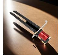KAKAKE Tarjeta de Red PCI Express Antena Dual Señal Estable 1200Mbps Tarjeta de Red PCIe de Alta Velocidad Ampliamente Compatible para Escritorio