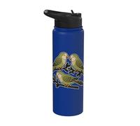 Kakapo Birds Kakapo Parrot Save The Kakapos Nueva Zelanda Stainless Steel Insulated Water Bottle