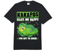 Kakapos Me Haga Feliz Usted No Tanto Nueva Zelanda Kakapo Comfort Colors Adult Heavyweight T-Shirt
