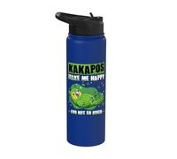 Kakapos Me Haga Feliz Usted No Tanto Nueva Zelanda Kakapo Stainless Steel Insulated Water Bottle
