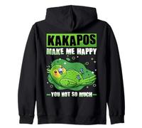 Kakapos Me Haga Feliz Usted No Tanto Nueva Zelanda Kakapo Sudadera con Capucha