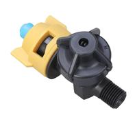 KAKASEA Pulverizador de agua ajustable de 180° 360 para ganado con diseño antiobstrucción PP para control de temperatura de vivienda de animales