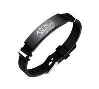kakazoomm store Kirigaya Kazuto Asuna Kirito Brazalete Anime Sao Sword Art Brazalete Moda de Tendencia Unisex Brazalete para Parejas