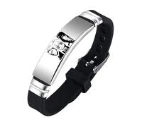 kakazoomm store Loid Forger Yor Forger Anya Brazalete Anime Brazalete Moda de Tendencia Unisex Brazalete para Parejas