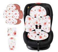 KAKIBLIN Inserto infantil compatible con 4moms Mamaroo Swing Graco Swing y asiento de coche, inserto de asiento de automóvil para recién nacidos, niñas y niños, diseño reversible transpirable para la