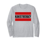 Kakistocracia Definición Sutil Divertido Anti Trump Manga Larga