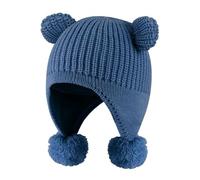KAKU NANU Gorro Bebe Invierno Gorro Orejas con Orejeras Bebe Niña Niño,6-12 Meses Azul Sombreros y Gorras para Bebé