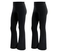 KAKU NANU Leggings Negros Niña Flared Leggings Pantalones Campana Niña 5 6 Años
