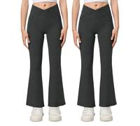 KAKU NANU Leggins Niña Gris Pantalones Campana Flared Leggings 13 14 Años