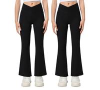 KAKU NANU Leggins Niña Negro Pantalones Campana Flared Leggings 13 14 Años