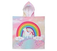 KAKU NANU Poncho Toalla Bebe niño niña, Exquisito patrón Toalla Playa niña niño Bebe absorbentes Toalla Piscina niña Toalla Capucha niño