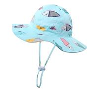 KAKU NAU Sombrero Bebe Sombreros para El Sol Gorro Piscina Niño Proteccion UV UPF 50 Sombrero Niño Niña Playa Verano Piscina Azul 18-24 Meses 1 2 3 4 5 Años