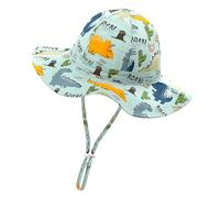 KAKU NAU Sombrero Bebe Sombreros para El Sol Gorro Piscina Niño Proteccion UV UPF 50 Sombrero Niño Niña Playa Verano Piscina Verde 18-24 Meses 1 2 3 4 5 Años