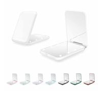 Kakuje Espejo de viaje con luz, espejo compacto LED de aumento 1X/3X con BIattery interno, mini espejo blanco para bolso, bolsillo, viaje y regalo